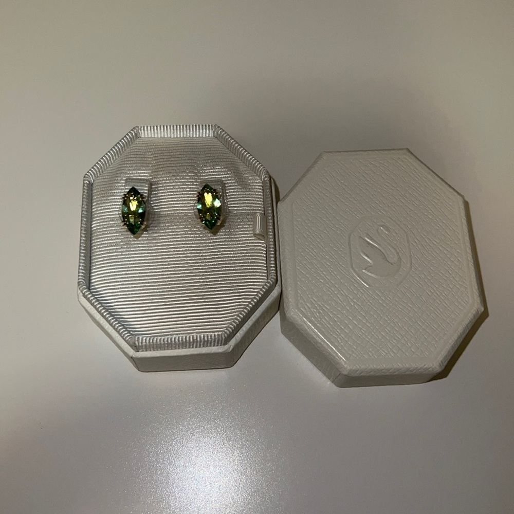 Swarovski Green earrings